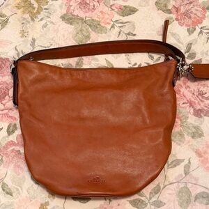 Coach Brown Leather Hobo Bag